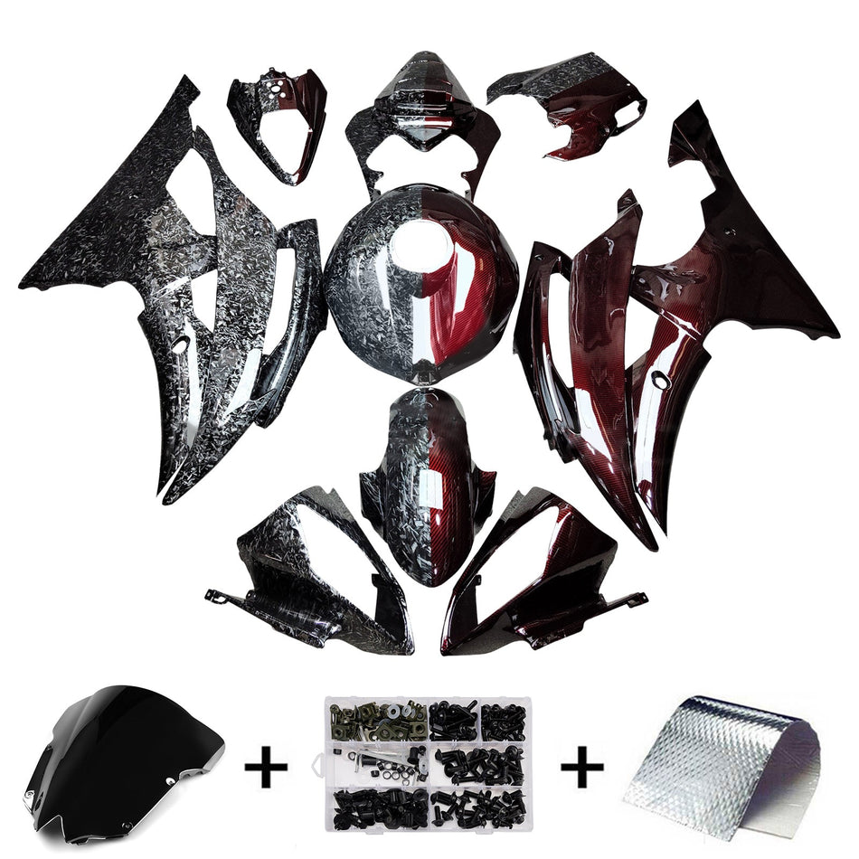 Verkleidungssatz aus ABS-Kunststoff für Yamaha YZFR6 YZF-R6 2008-2016