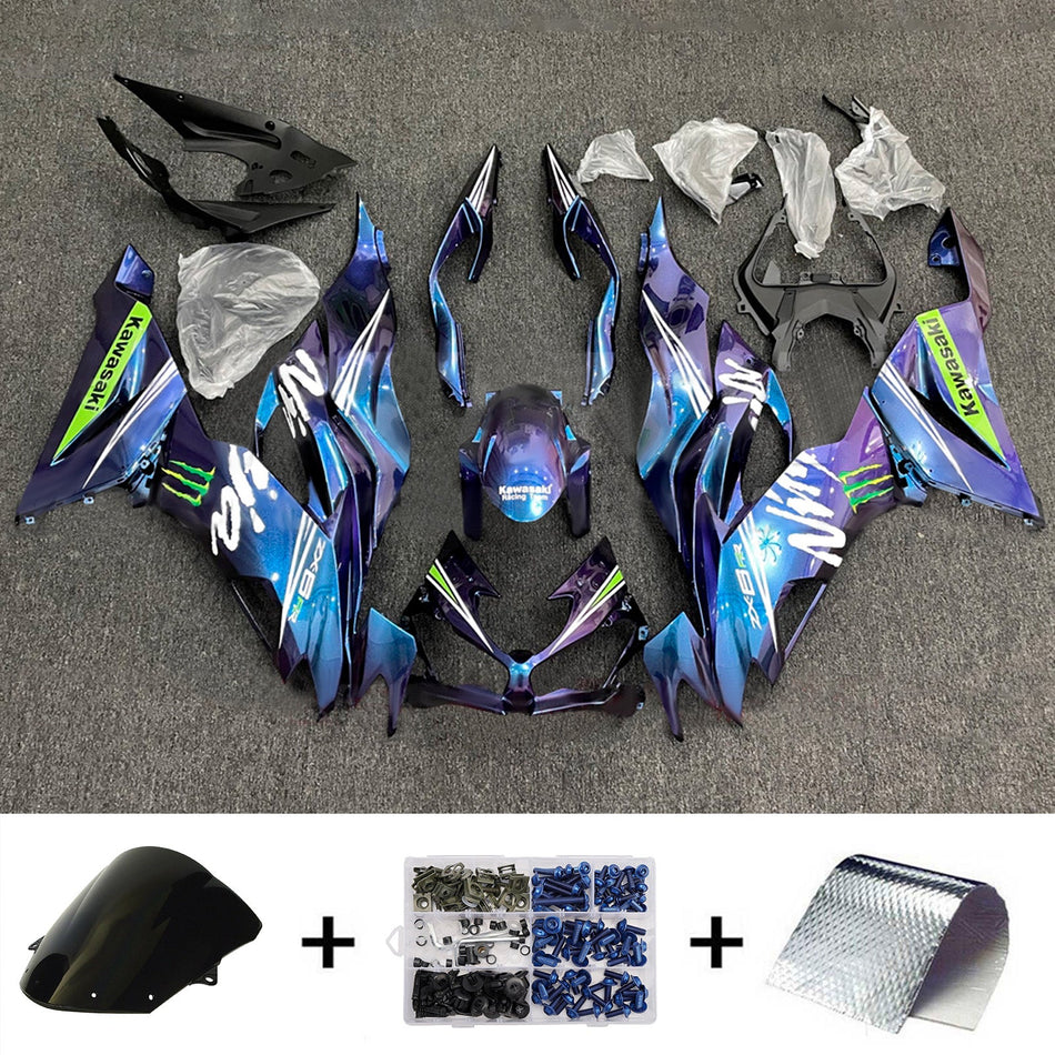 Verkleidungssatz aus ABS-Kunststoff, passend für Kawasaki ZX6R 2019-2023