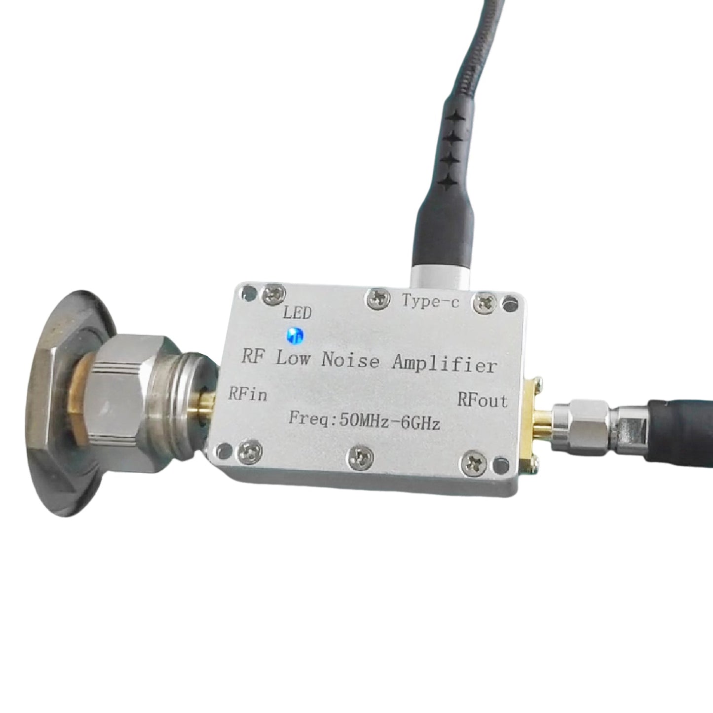 50m-6GHz Radio Frequenz Verst?rker 20dB 30dB High-Gain Front LNA Niedrigen Rauschen Signal