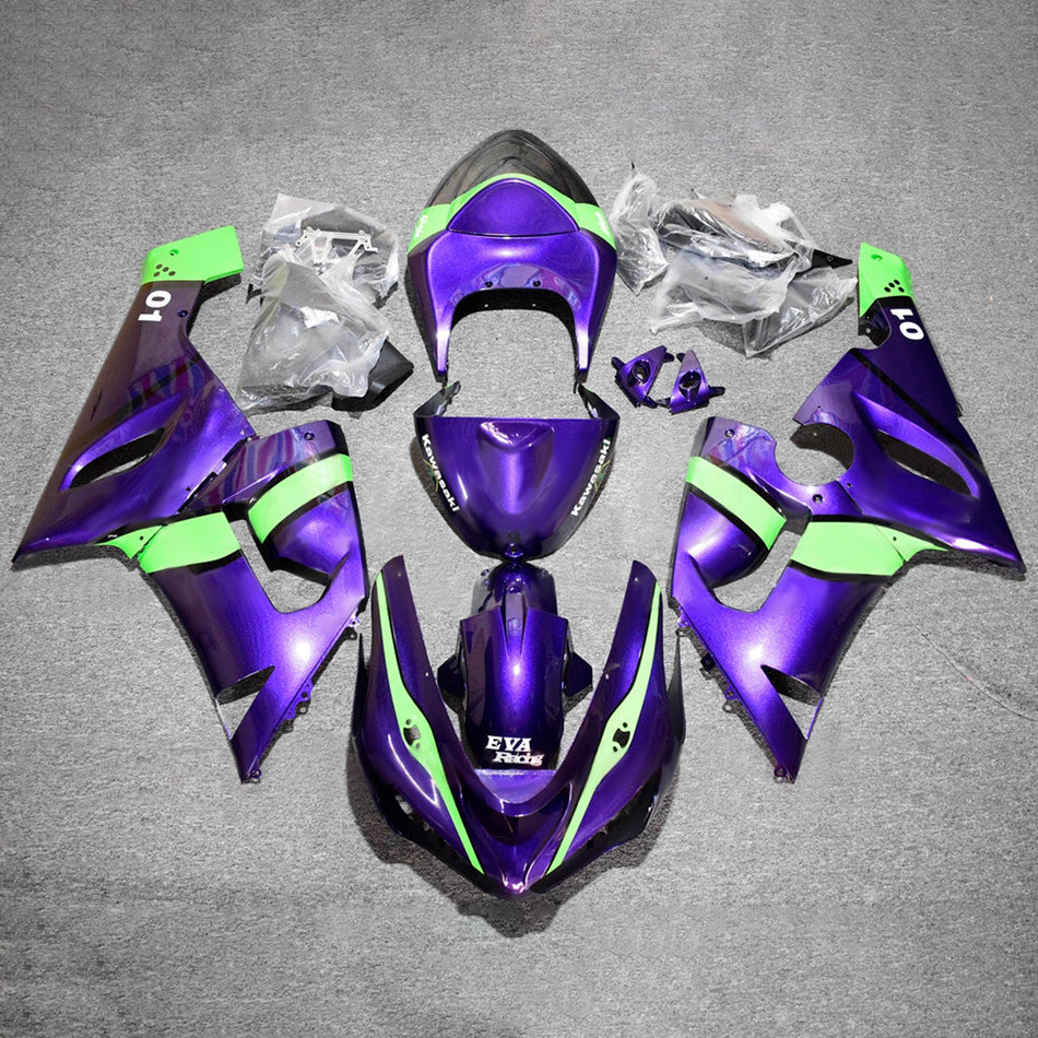 Verkleidungssatz aus ABS-Kunststoff, passend für Kawasaki ZX6R 636 (2005-2006)