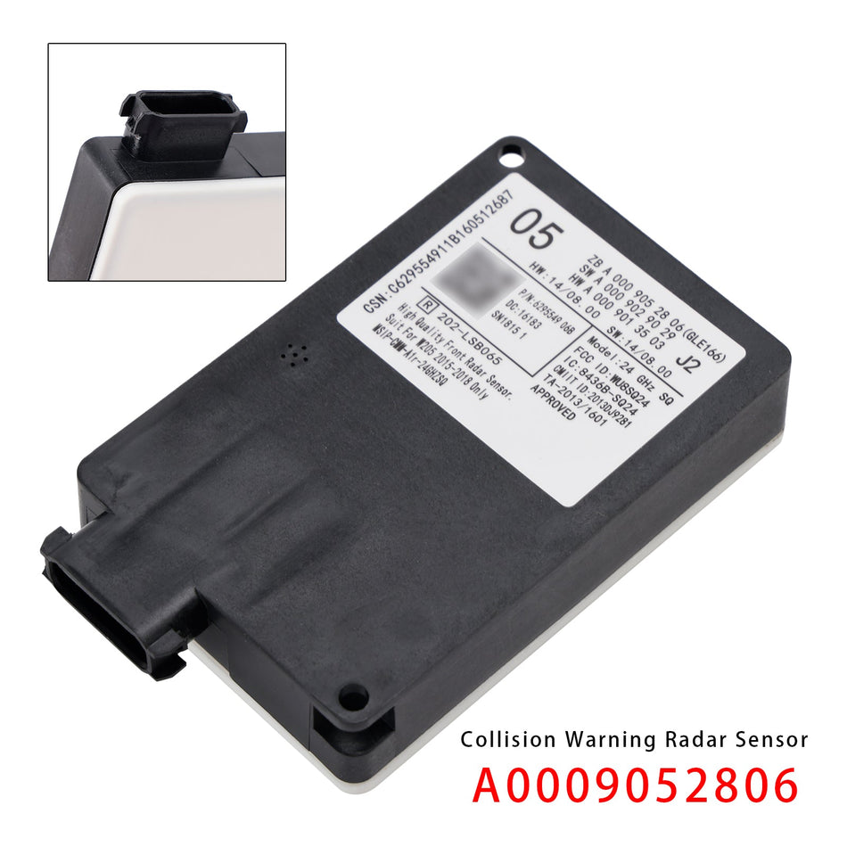 2015–2018 Für Mercedes-Benz GLE W166 Frontkollisionswarnradarsensor A0009052806