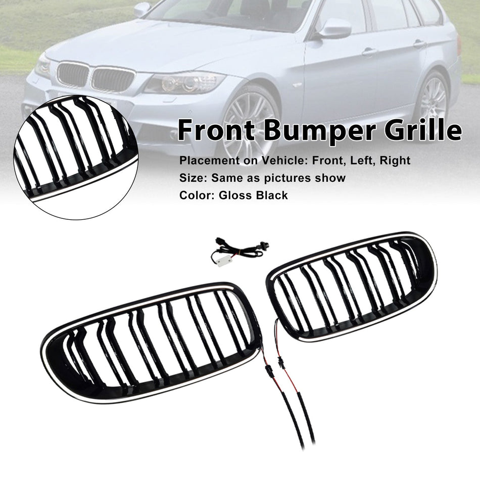 Doppelrippen-Frontgrill für BMW 3er E90/E91 LCI (2009–2011)