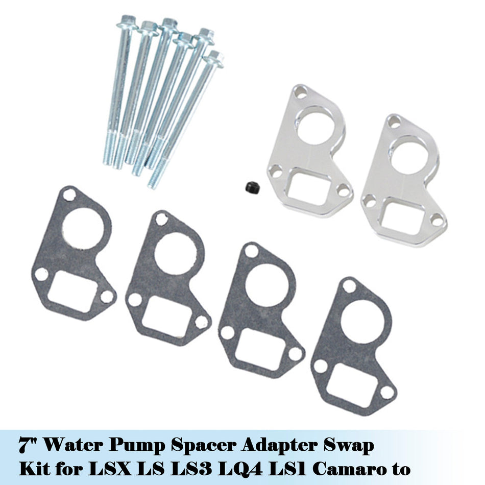 1998-2002 LSX LS LS3 LQ4 LS1 Camaro zu LKW 7"" Wasserpumpen-Abstandshalter-Adapter-Tausch