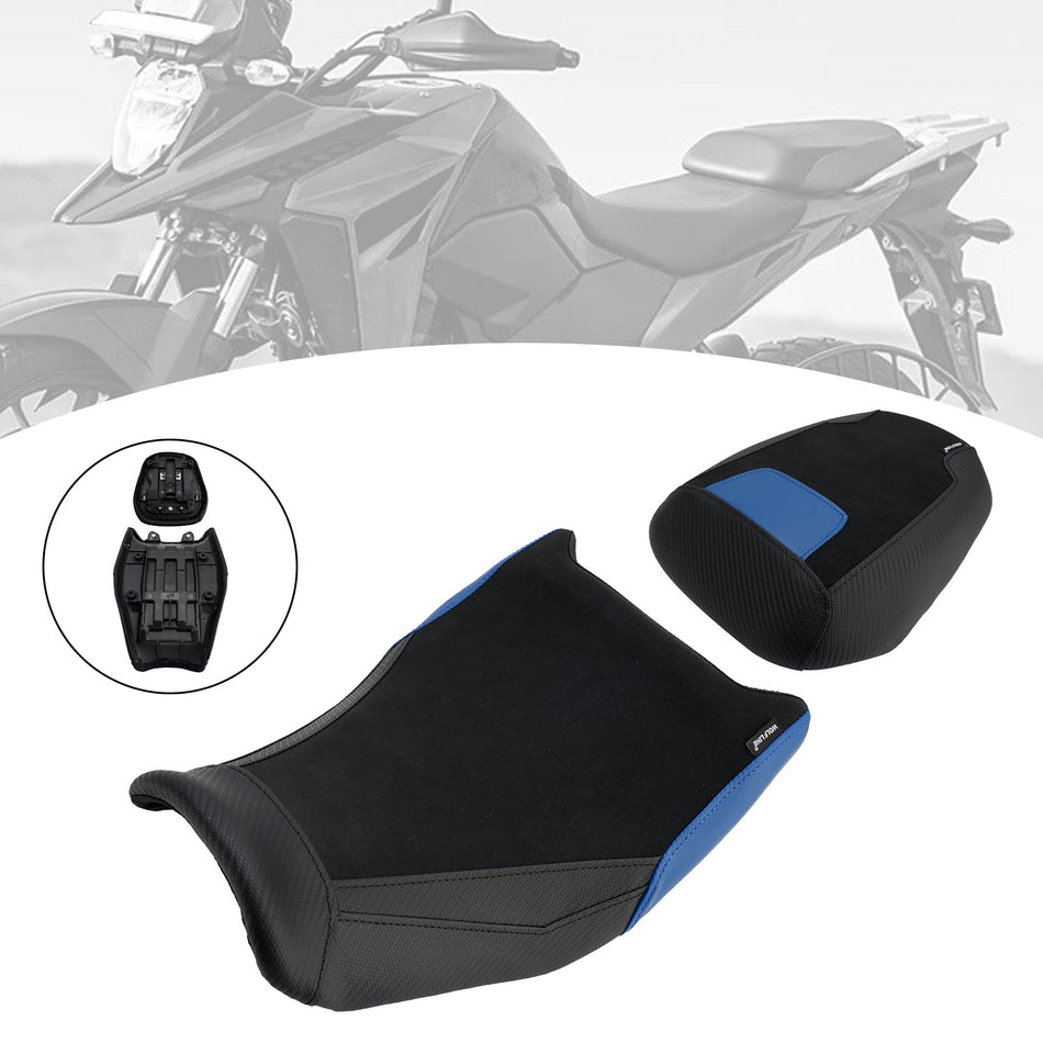 2024-2025 Für Suzuki V-Strom250Sx Front- und Heck-Raider-Soziussitz-Unterbausatz Blau