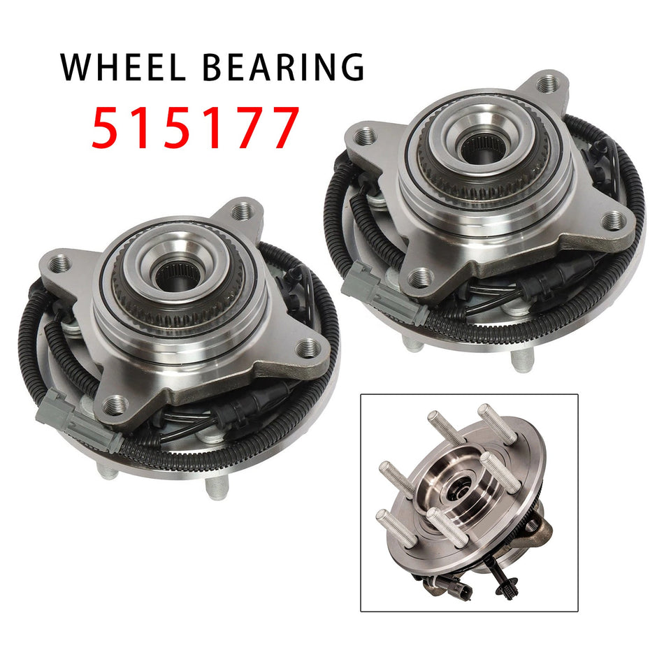 2018–2020 Ford F-150 4WD 2-teiliges Vorderradlager- und Naben-Set 515177 JL3Z1104U