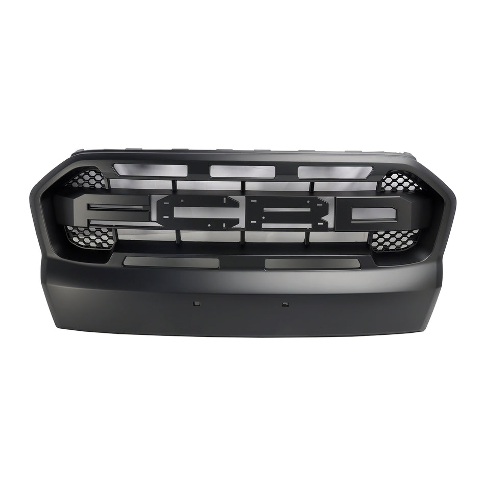 Matt Schwarz Ranger Raptor Style Front Bumper Grill Für Ford Ranger 2015-2019 T7