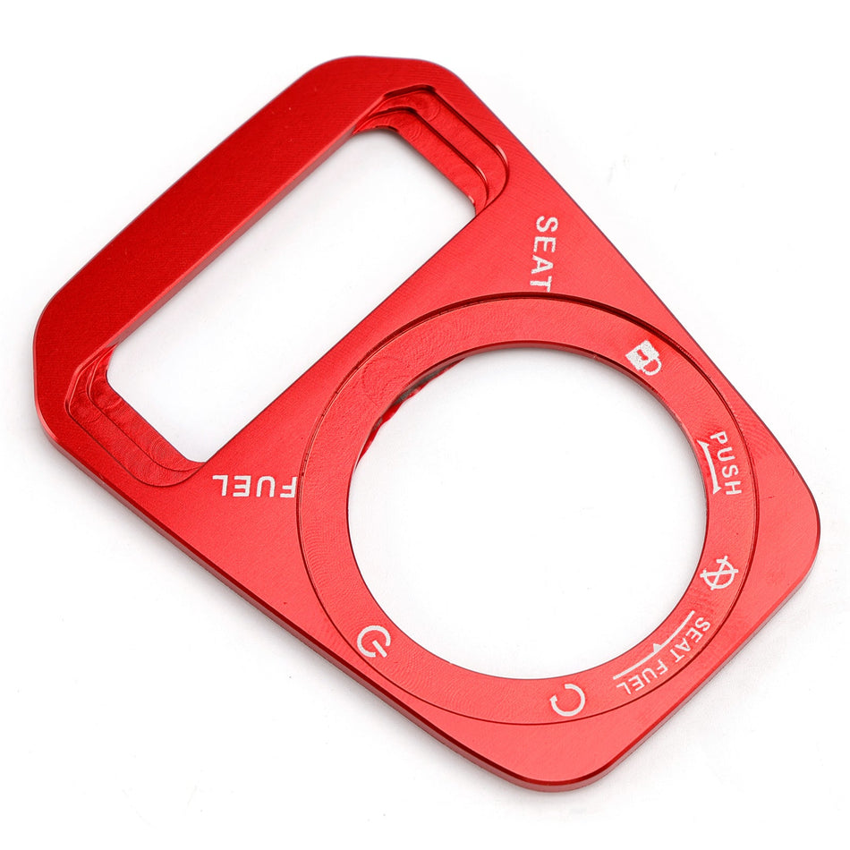 Rote Aluminium-Zündschlossabdeckung für Honda ADV 350 ADV350 2022-2025