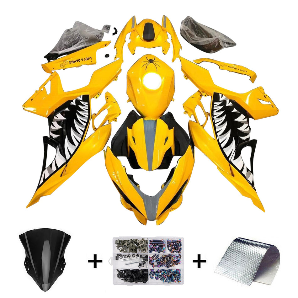 Injection Verkleidung Kit Karosserie Kunststoff ABS fit Für Kawasaki EX400 Ninja400 2018-2024