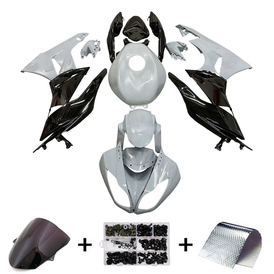 Injection Verkleidung Kit Karosserie Kunststoff ABS fit Für Kawasaki ZX6R 636 2009-2012