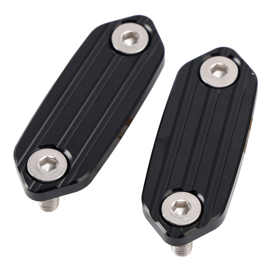 Spiegelblockplatten aus Aluminium für Kawasaki Ninja ZX6R ZX-6R ZX 636 2013-2026