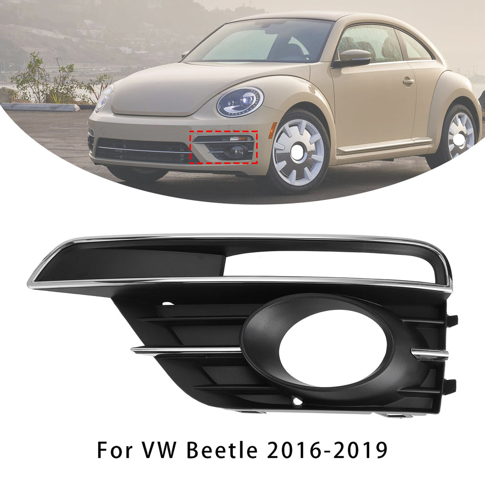 2016-2019 VW Beetle Auto Linke Seite Nebel Licht Kühlergrill Abdeckung 5C5854661K