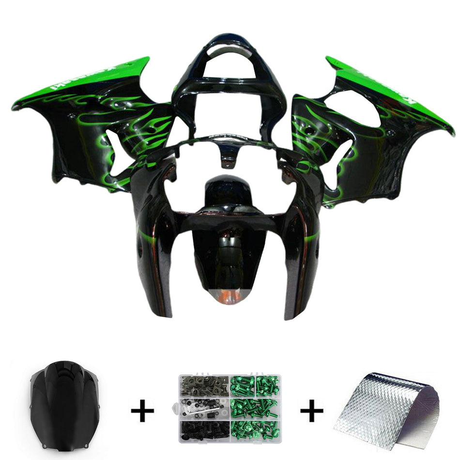 2000-2002 Kawasaki ZX6R 636 2005-2008 ZZR600 Einspritzverkleidungssatz Karosserie