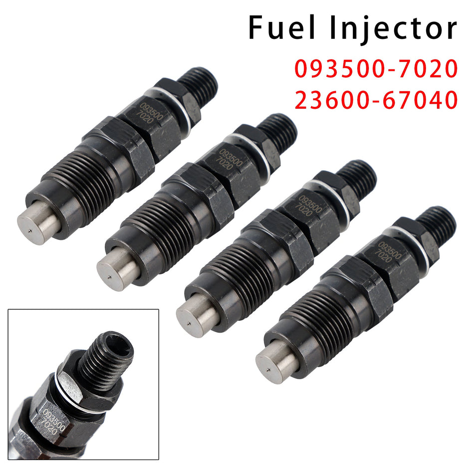 4 Stück Einspritzdüsen für Hilux Surf Prado 1KZ-TE 3.0L 093500-7020 23600-67040