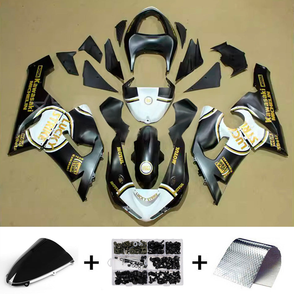 Verkleidungssatz aus ABS-Kunststoff, passend für Kawasaki ZX6R 636 (2005-2006)