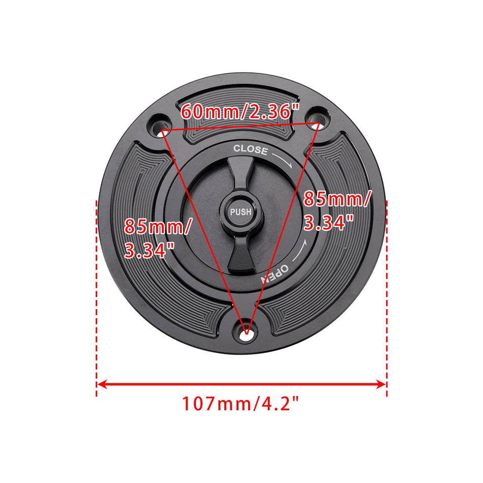 Schnellverschluss-Tankdeckel für Suzuki GSX GSF 650 1250 Bandit GSX1300R Hayabusa