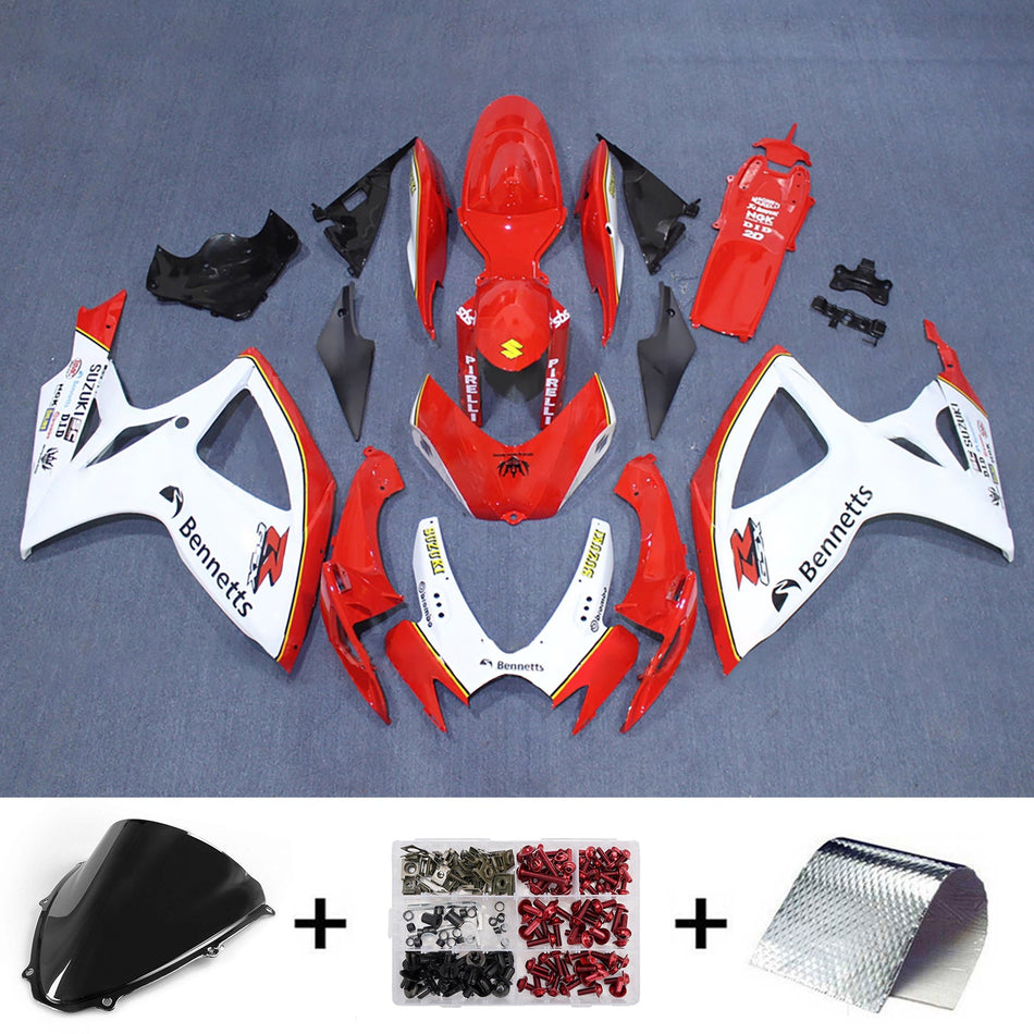 Verkleidungssatz aus ABS-Kunststoff für Suzuki GSXR 600/750 2006-2007 K6