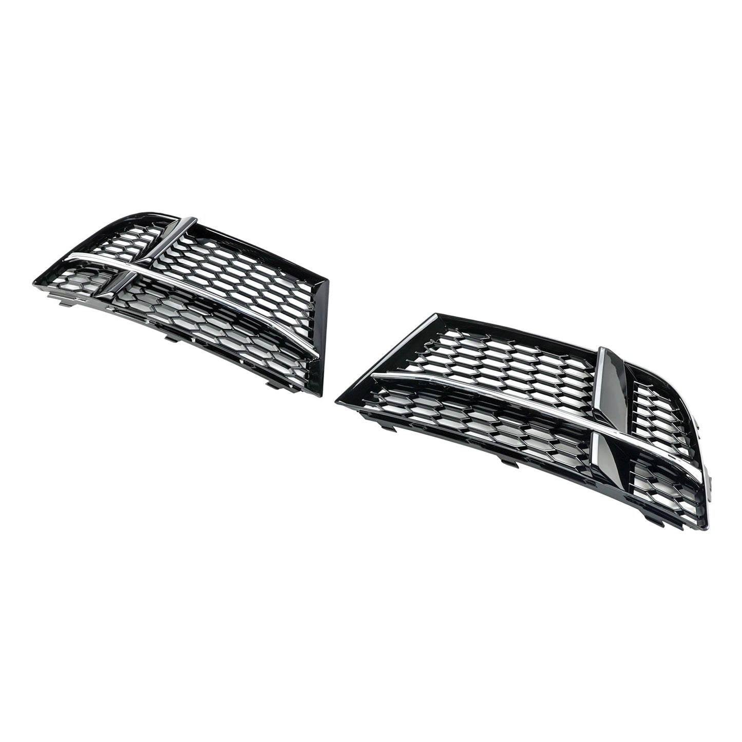 Nebelscheinwerfer Abdeckung Lünette Grill Grille Fit AUDI A3 S-LINIE 2017-2019 8V