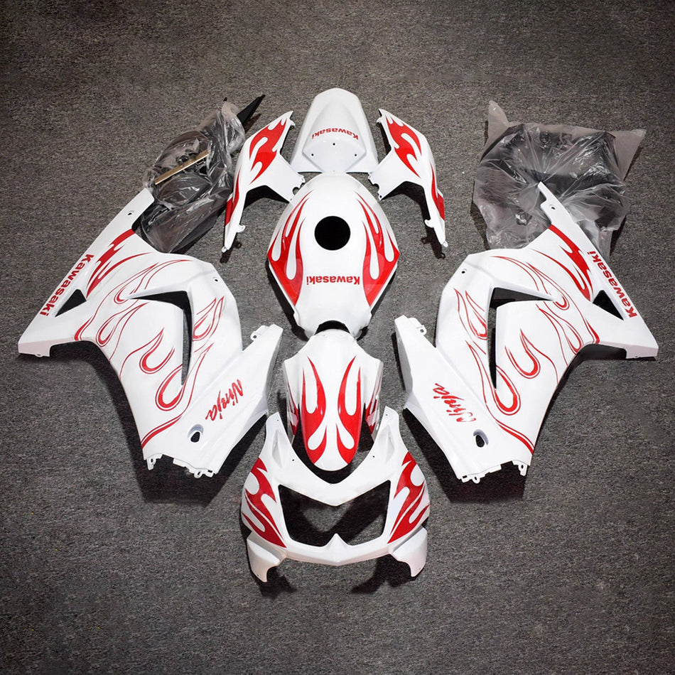 Verkleidungssatz aus ABS-Kunststoff, passend für Kawasaki EX250 Ninja250R 2008-2012