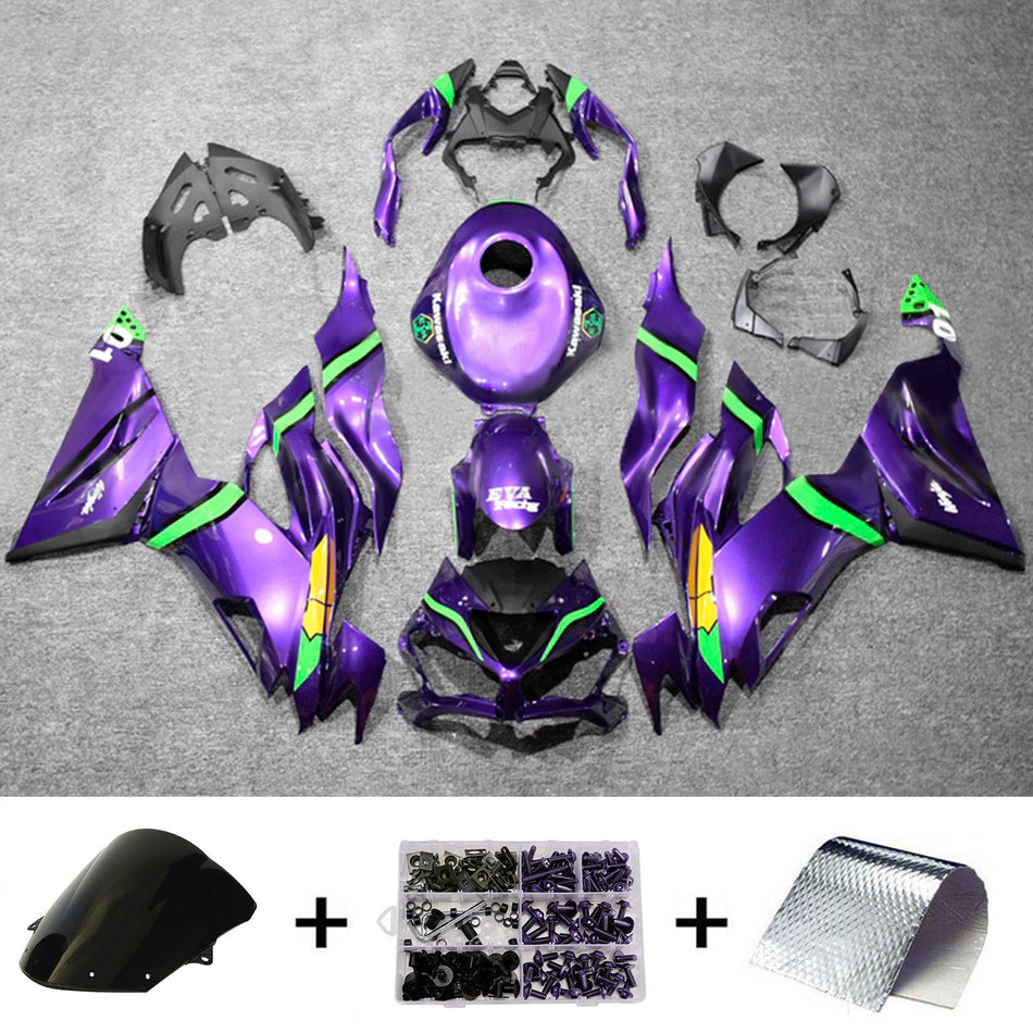 Verkleidungssatz aus ABS-Kunststoff, passend für Kawasaki ZX6R 2019-2023