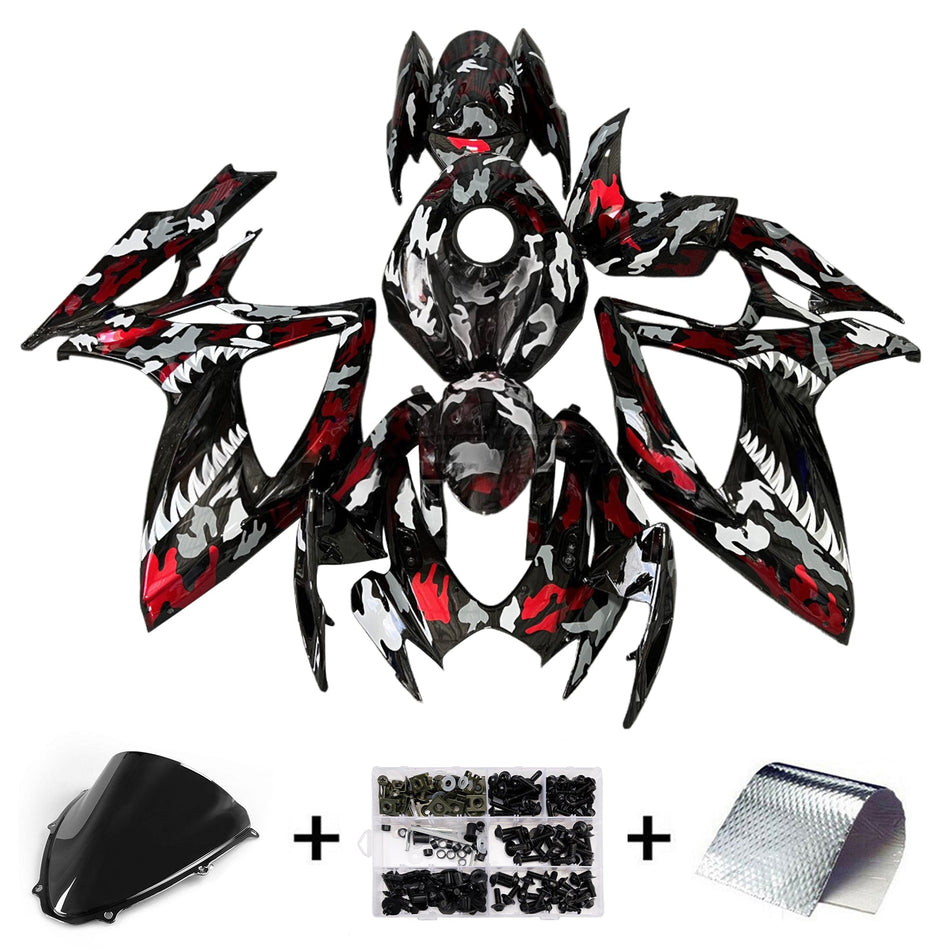 Injection Verkleidung Kit Karosserie Kunststoff ABS Für Suzuki GSXR 600/750 2006-2007 K6