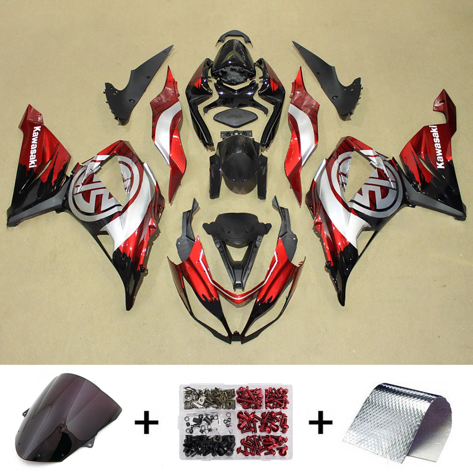Verkleidungssatz aus ABS-Kunststoff, passend für Kawasaki ZX6R 636 (2013–2018)