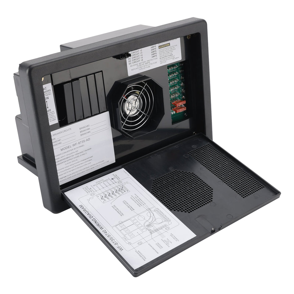 WF-8735-AD Wohnmobil-Konverter-Ladegerät 30 Ampere Stromverteiler mit automatischer Wohnmobilerkennung