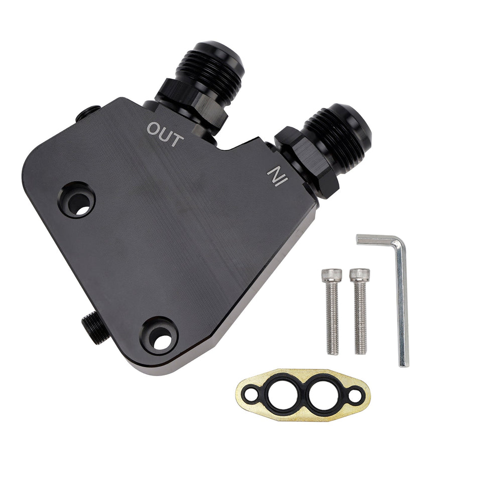2005–2019 Corvette GM LS LS1 LS2 LS3 LS6 (5er-Pack) Motorölkühler-Adapter-Kit