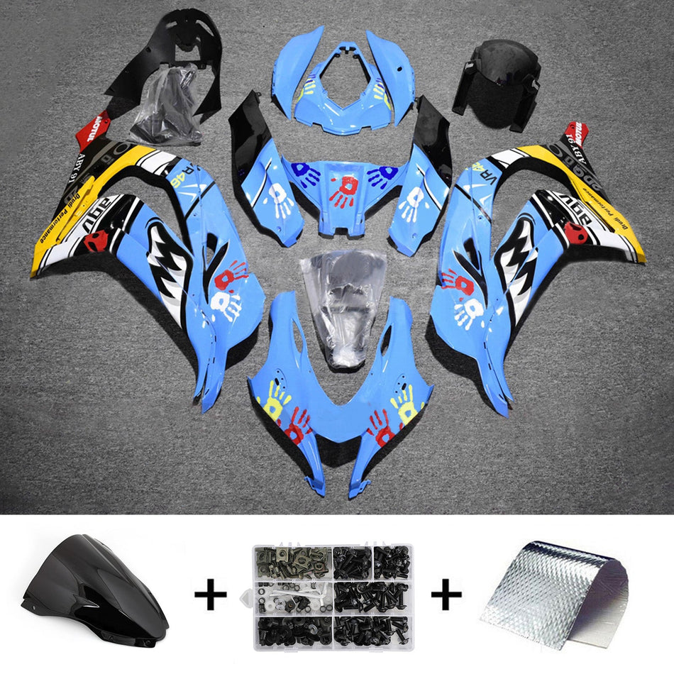 Verkleidungssatz aus ABS-Kunststoff, passend für Kawasaki ZX10R 2016-2020