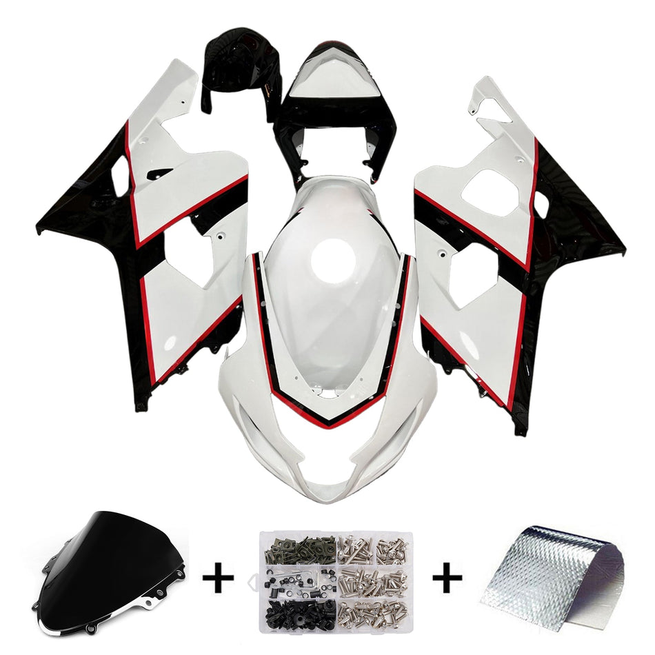 Injection Verkleidung Kit Karosserie Kunststoff ABS Für Suzuki GSXR 600/750 2004-2005 K4
