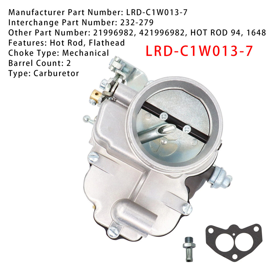 Carburetor Für For 94 Ford V8 FlatHead 1939-1959 232"-279" engines