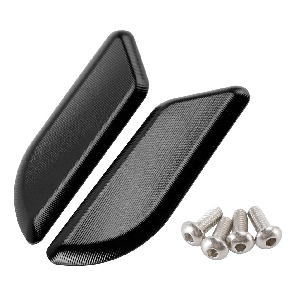 Spiegelabdeckungen aus gefrästem Aluminium für Ducati 959 1299 Panigale 2015-2019
