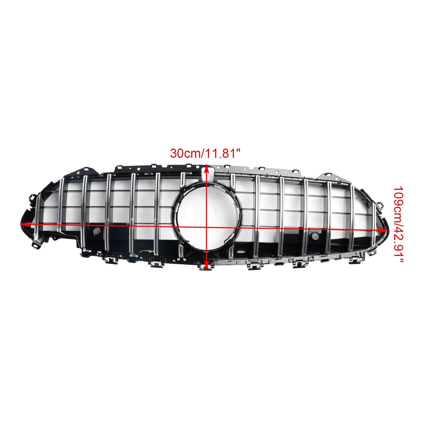 2018-2024 Mercedes CLS C257 W257 Coupé Chrom Kühlergrill für die Frontstoßstange