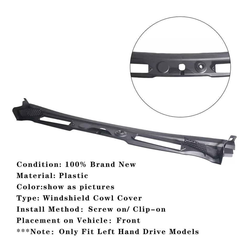 09/2008-06/2015 BMW X1 E84 Scheibenwischer Entlüftungsgitter Kühlergrill 51712990023