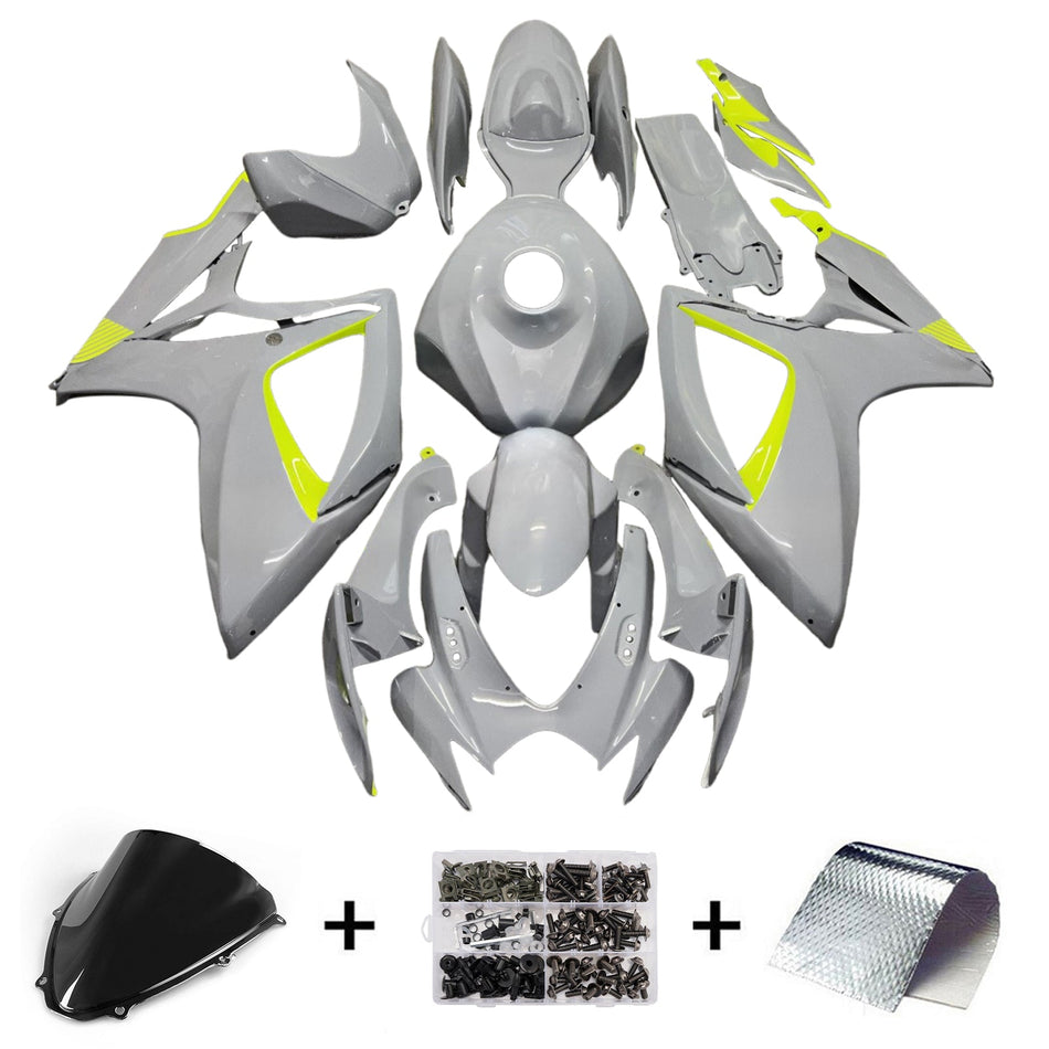 Injection Verkleidung Kit Karosserie Kunststoff ABS Für Suzuki GSXR 600/750 2006-2007 K6