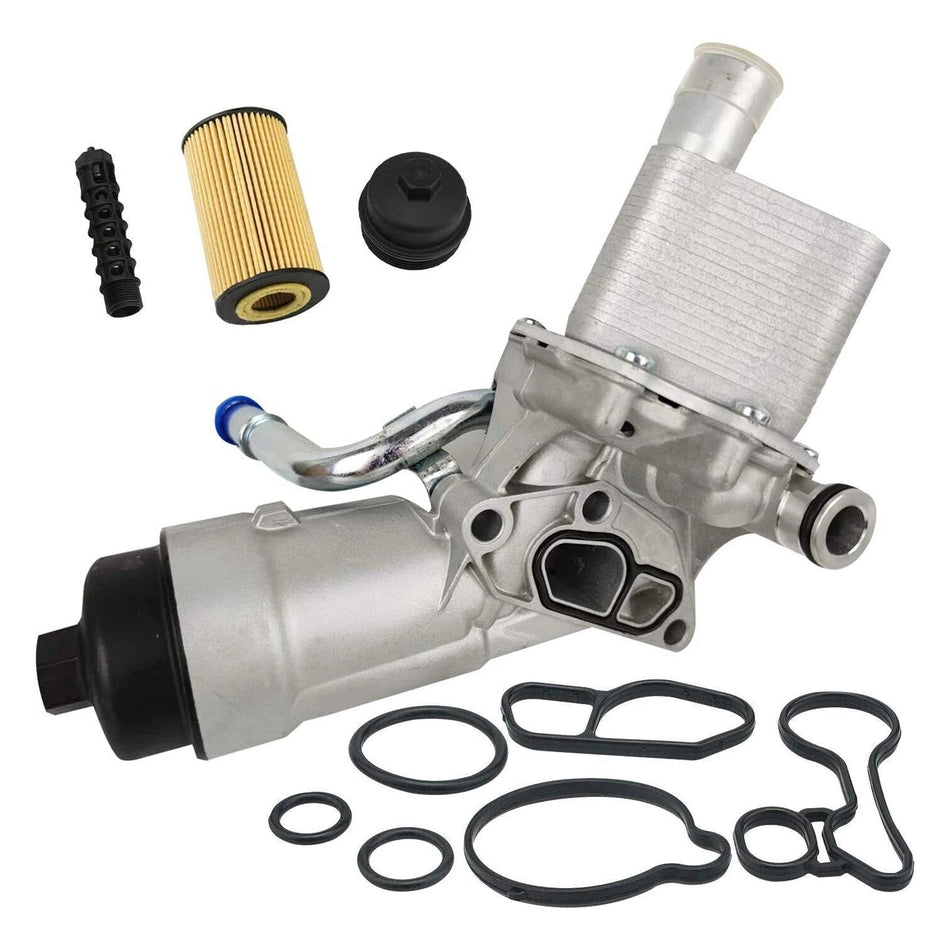 2015–2019 Chevrolet Sonic 1.4L L4 Benzinmotor – Ölfiltergehäuse/Ölkühler 55566784 55593189 55594651