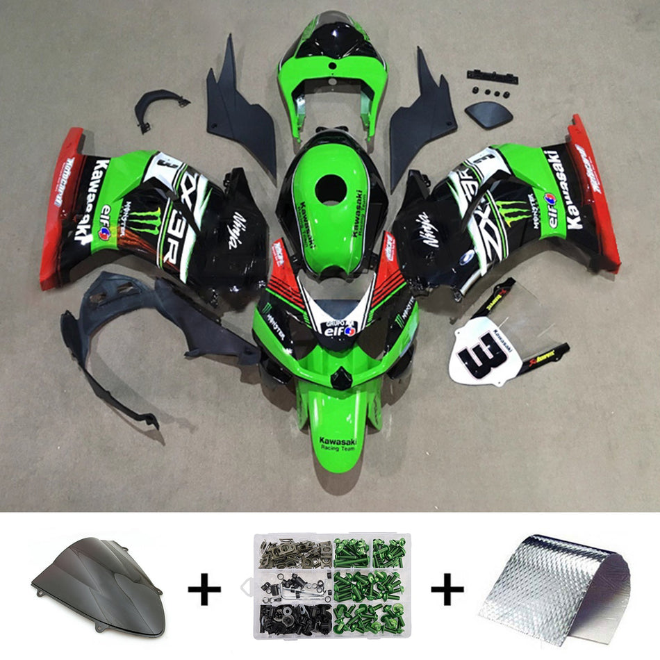 Verkleidungssatz aus ABS-Kunststoff, passend für Kawasaki EX250 Ninja250R 2008-2012