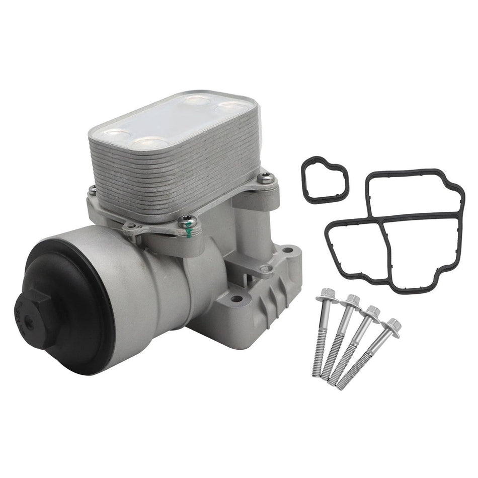 Neues Motorölfiltergehäuse für Audi A3 Q3 2.0L (2012–2014) Teilenummer: 03L115389B 03L115389C