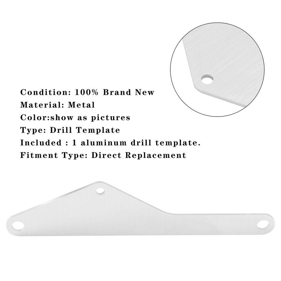 Eisenblock-Bohrschablone zur Montage des Generators 551445 für LS Truck/SUV LS1 LSX