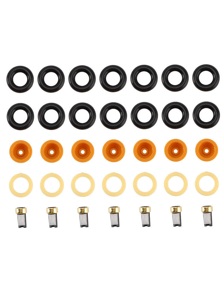 6 STÜCKE Kraftstoffinjektor O-Ring Filter Dichtung Fit Audi 80 90 100 A4 A6 A8 2,4 2,6 2,8