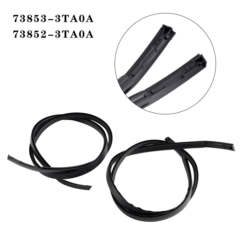 2013-2018 Nissan Altima 2PCS Dachtropfleiste Trim Links &amp; Rechts Seite Gummi
