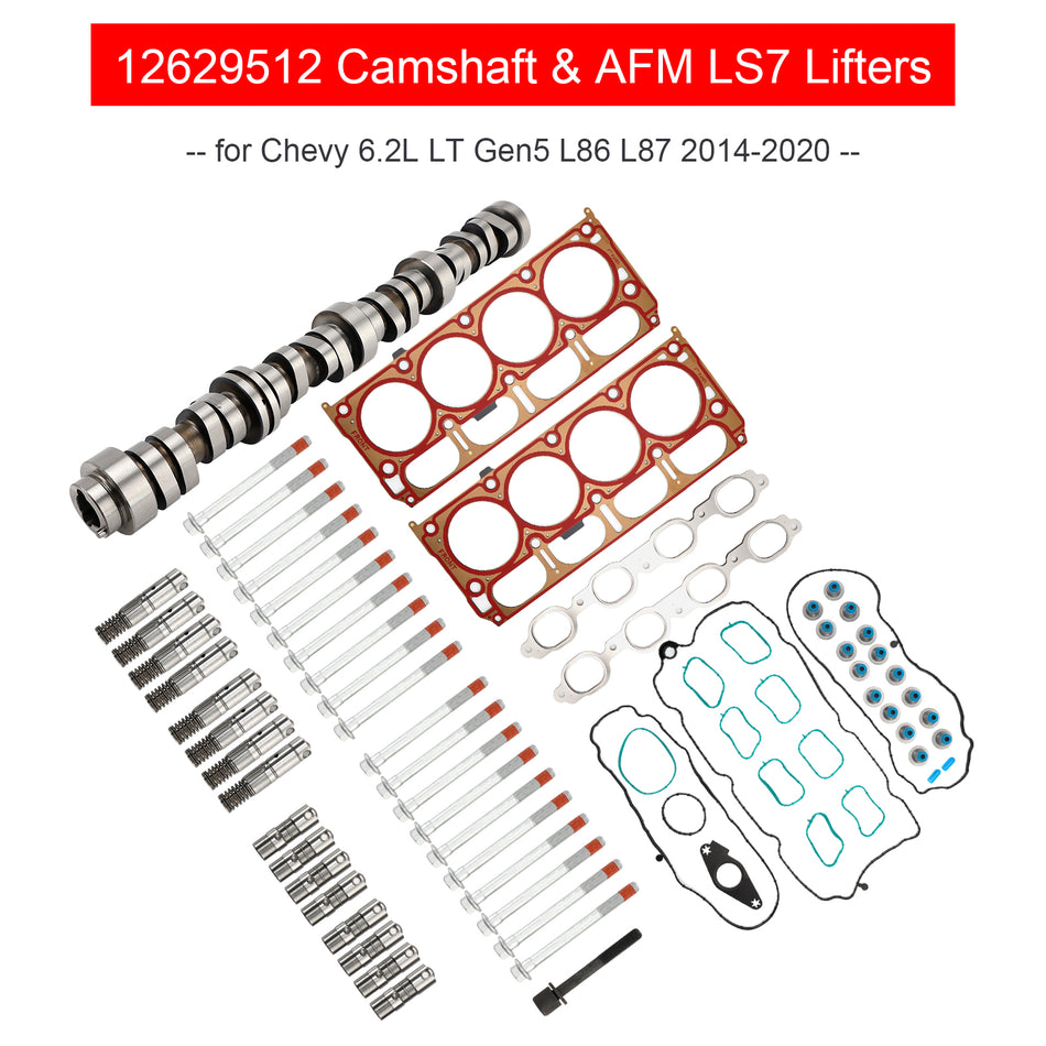 12629512 Camshaft & AFM LS7 Lifters für Chevy 6.2L LT Gen5 L86 L87 2014-2020