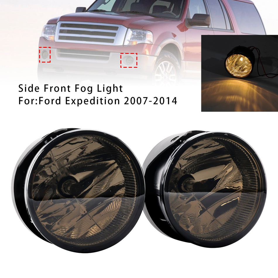 Paar Nebelscheinwerfer Lampen mit Leuchtmittel für Ford Expedition 2007-2014 getönte Linse