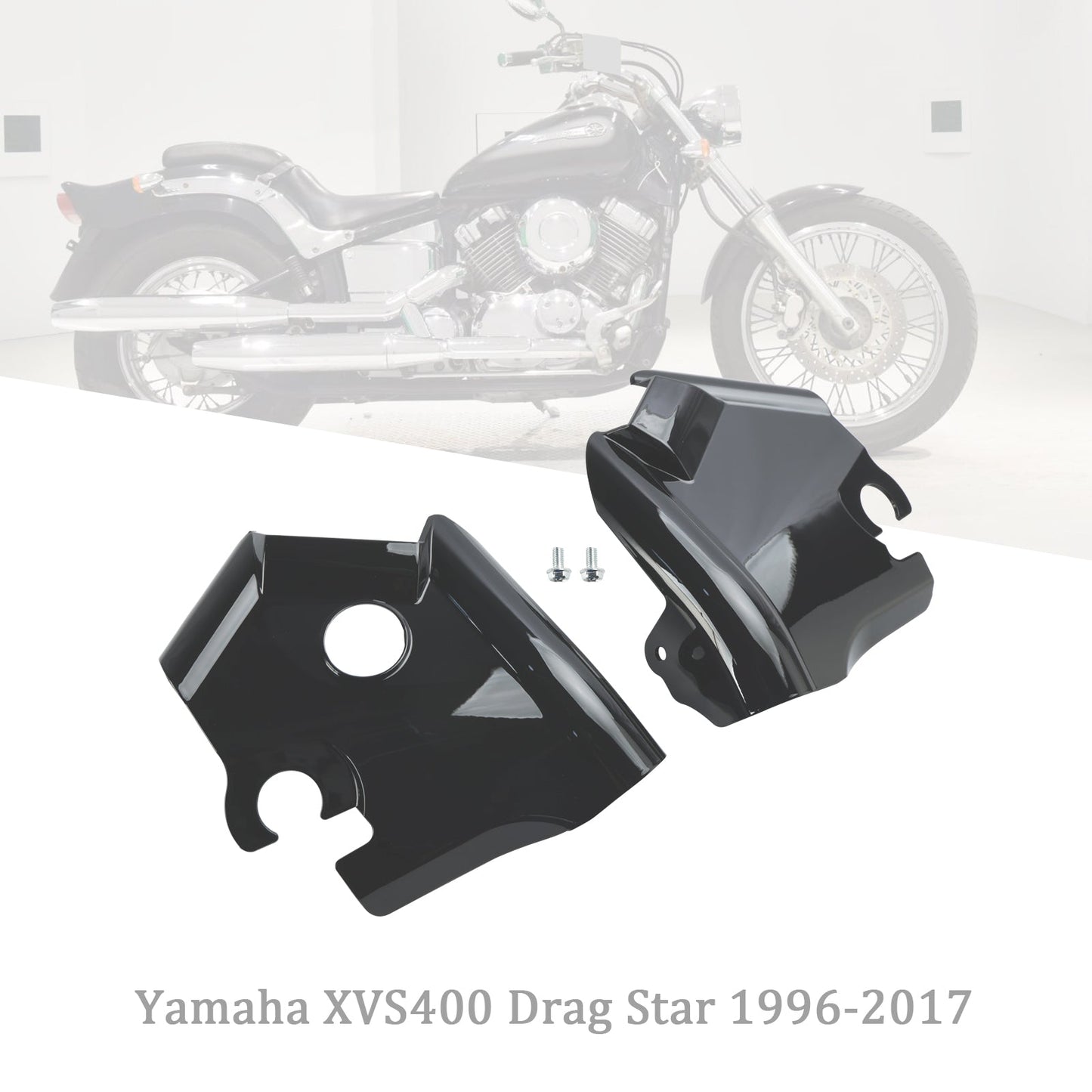 1996-2017 Yamaha XVS400 Drag Star Gabelrahmen-Halsabdeckung