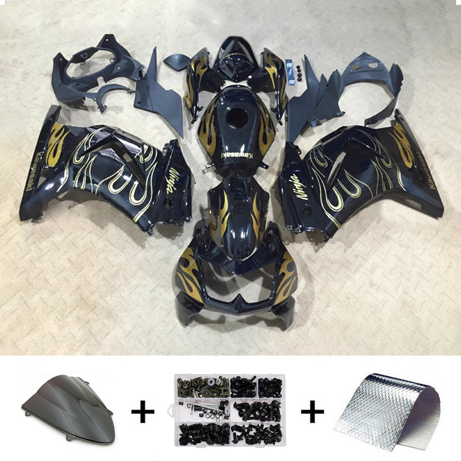 Verkleidungssatz aus ABS-Kunststoff, passend für Kawasaki EX250 Ninja250R 2008-2012