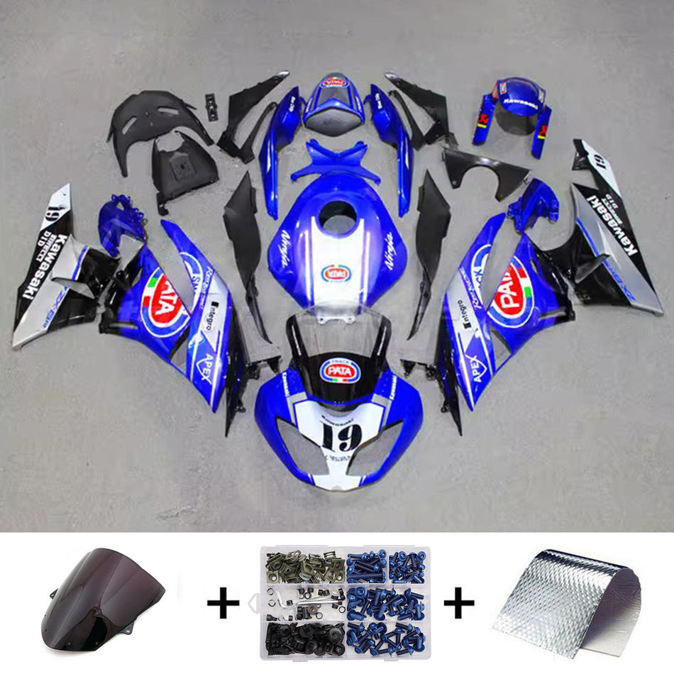Verkleidungssatz aus ABS-Kunststoff, passend für Kawasaki ZX6R 636 2009-2012