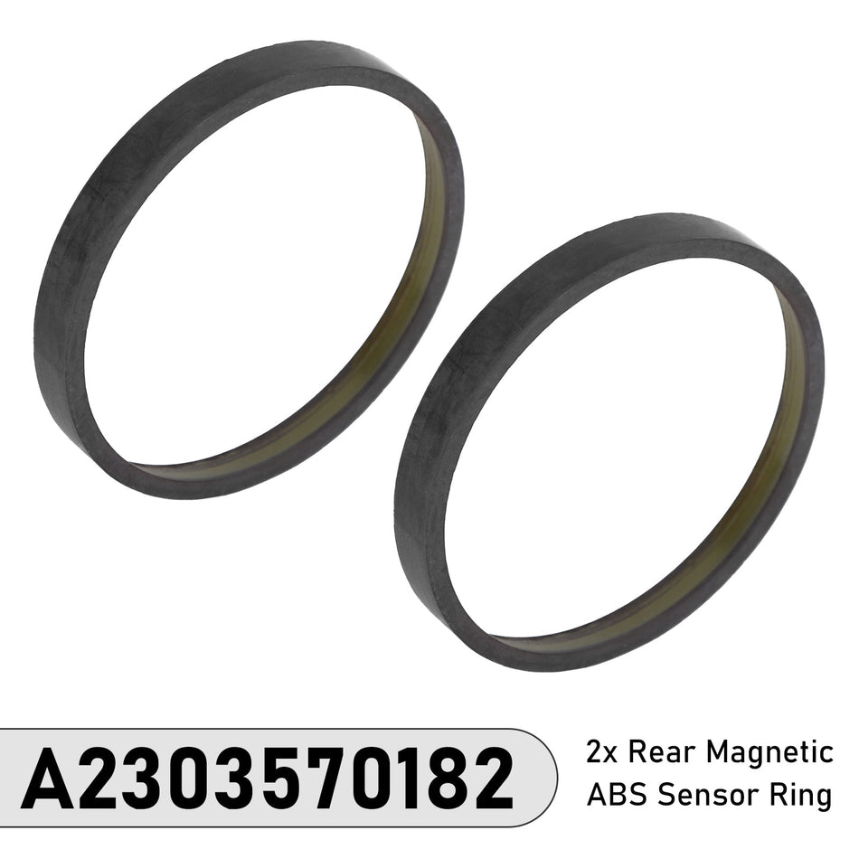2x Magnetischer ABS-Sensorring hinten für Mercedes Benz C204 W204 S204 A2303570182