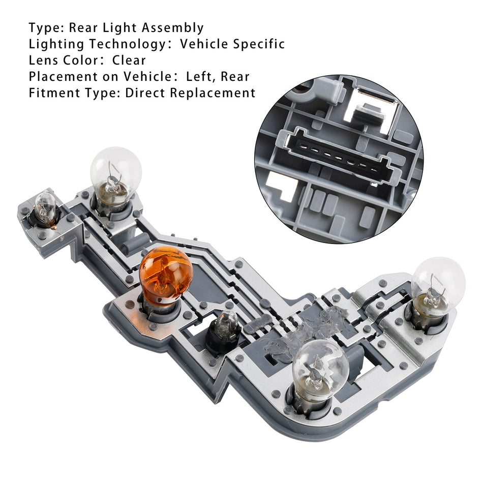 2007–2010 Mercedes Benz C Klasse W204 Kombi C63 Pre-Facelift links Rücklicht Lampenfassung A2048201700