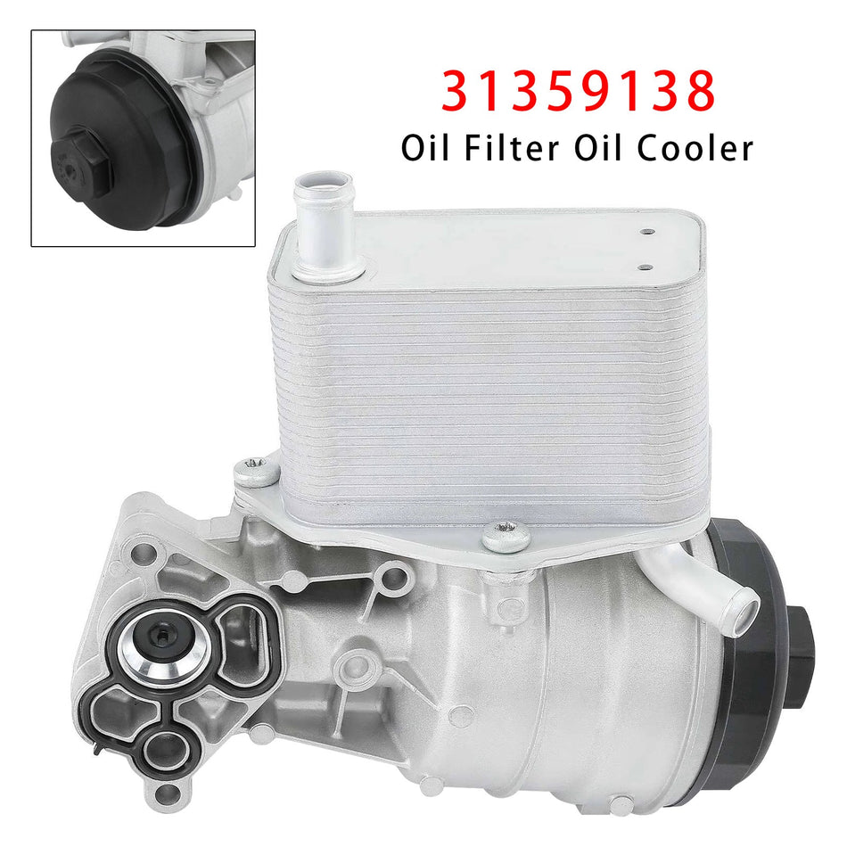 Ölfiltergehäuse/Ölkühler für Volvo V60 L6 3.0L Turbo (2015–2016) 31272677
