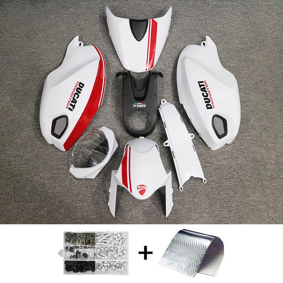 Alle Baujahre Ducati Monster 696 796 1100 S EVO Einspritzverkleidungssatz Karosserie