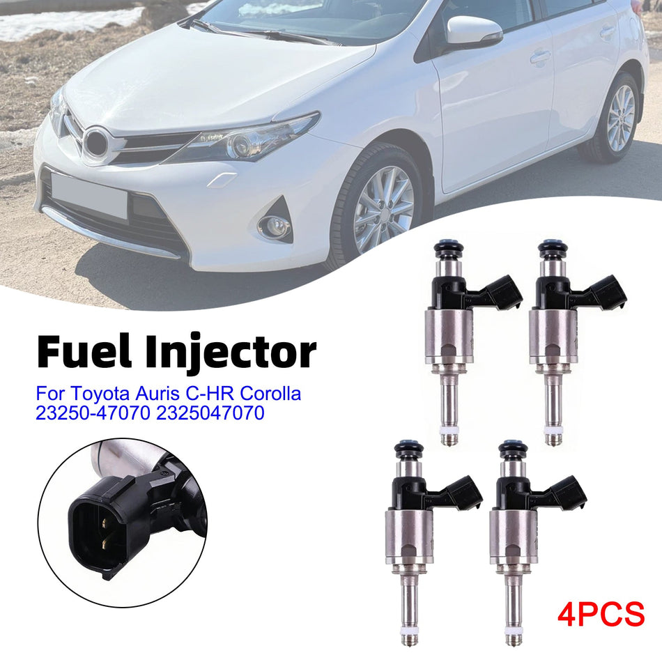 4 Stück Kraftstoffeinspritzdüsen für Toyota Auris C-HR Corolla 23250-47070 2325047070
